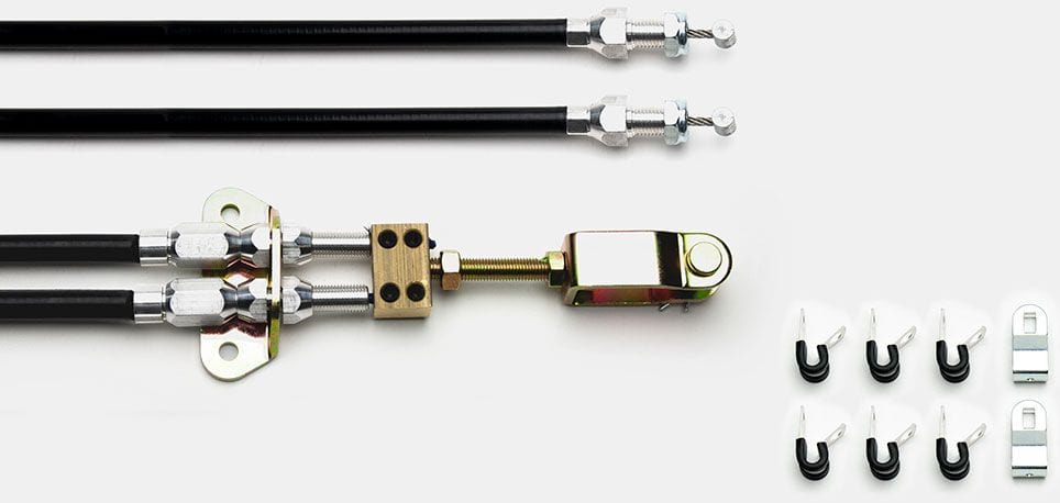 WILWOOD Suit Wilwood Forged Dynalite & Billet Superlite 4 Internal Park Brake Universal Hand Brake/Park Brake Cable Kit WB330-9371 Autofit