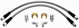 WILWOOD Universal 16" Braided Flexline Kit, 3/8"-24 Chassis Fittings WB220-7699 Autofit