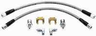 WILWOOD Universal 18" Braided Flexline Kit, 3/8"-24 Chassis Fittings WB220-8307 Autofit