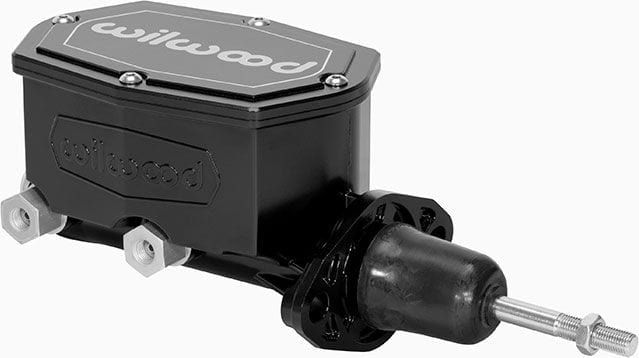 WILWOOD with Pushrod Compact Tandem Master Cylinder, 15/16" Bore, Black WB260-14958-BK Autofit