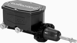 WILWOOD with Pushrod Compact Tandem Master Cylinder, 7/8" Bore, Black WB260-14957-BK Autofit