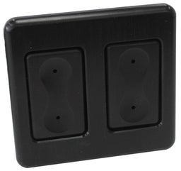 WSW Black Aluminium Billet Infinity Dual Power Window Switch WSWPW-5DIR Autofit