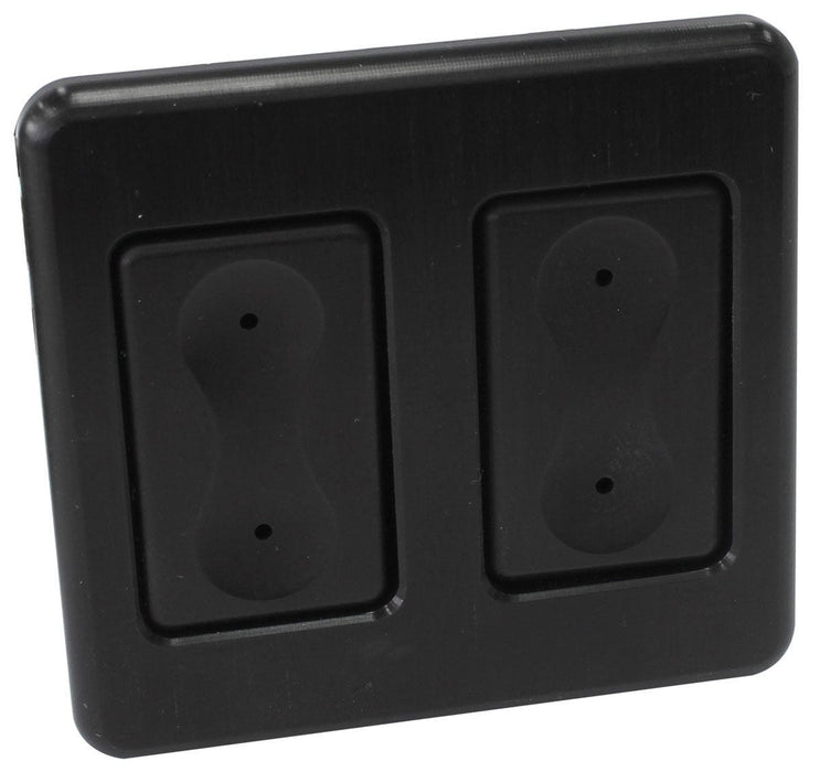 WSW Black Aluminium Billet Infinity Dual Power Window Switch WSWPW-5DIR Autofit