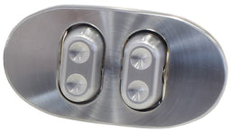 WSW Oval 2 Switch Dimple Rocker Switches Double Power Window Switch Suit 2 Door Car WSWL39BOD Autofit