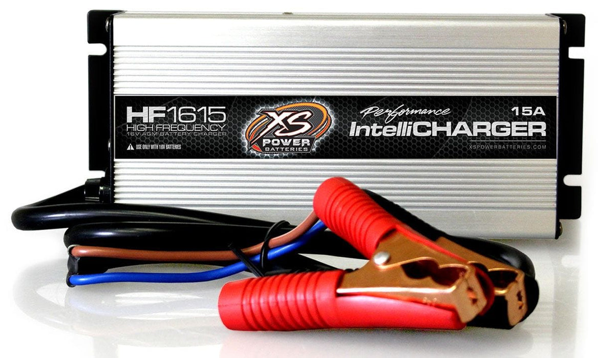 XS POWER 15A 16 Volt High Frequency AGM IntelliCharger XSHF1615 Autofit