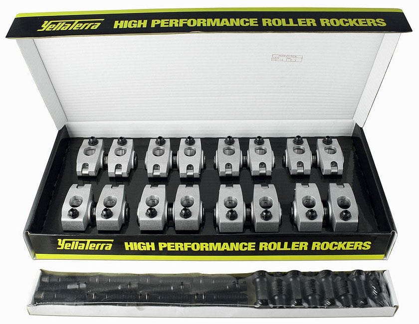 YT Suit S/B Chev 283-400 7/16" Platinum Roller Rocker Set, 1.5 Ratio YT6620 Autofit