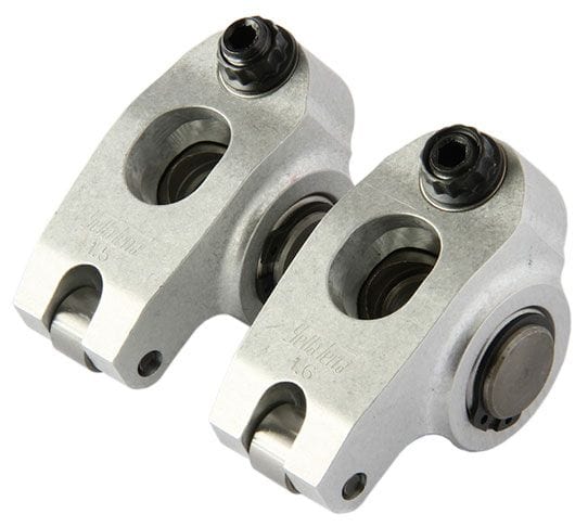 YT Suit S/B Chev with Allpro, Bowtie, Brodix Track 1, Dart II, Iron Eagl Platinum Roller Rocker Set 1.65 x 1.55 Ratio (7/16" Mount, Single Shaft Adjustab Autofit