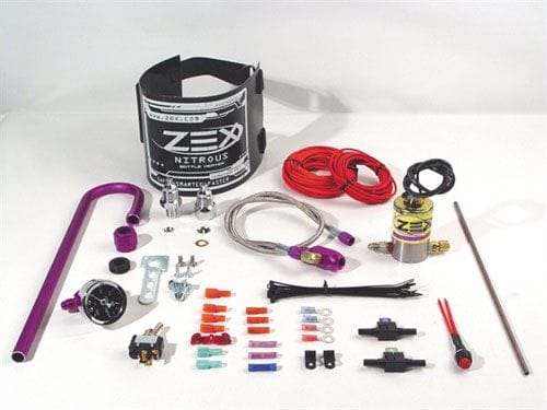 ZEX Includes Purge Kit, Bottle Pressure Gauge, Bottle Heater and Safety B Racer's Nitrous Tuning Kit ZEX82001 Autofit