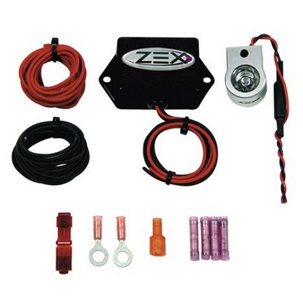 ZEX With Blue LED (Purge Solenoid Not Included) Machine Gun Nitrous Purge Kit ZEX82370B Autofit